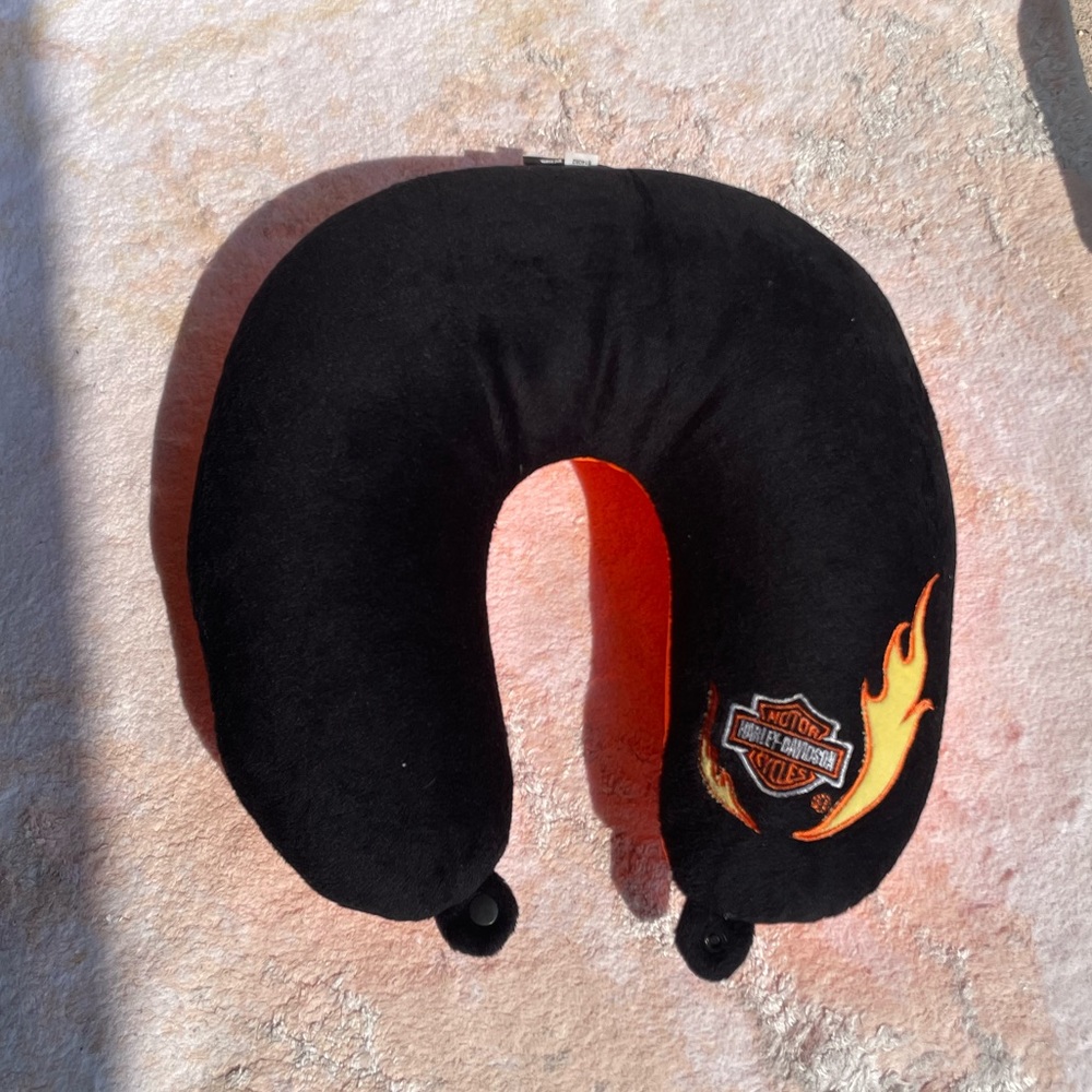 Harley Davidson licensed Travel Pillow